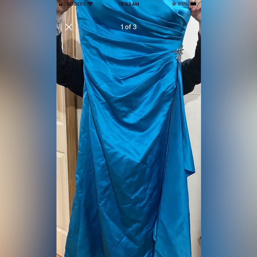 Grad dress (strapless)